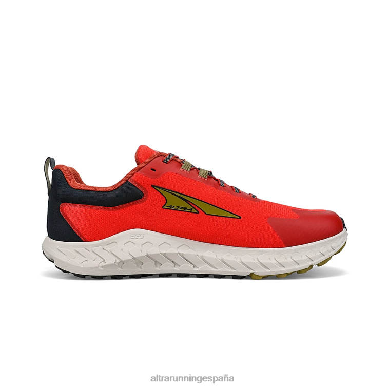 Altra carretera 2 P4ZZ186 zapatos de pista negro/rojo hombres