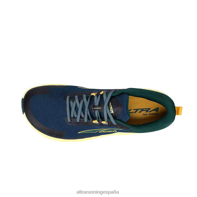 Altra carretera 2 P4ZZ187 zapatos de pista azul amarillo hombres
