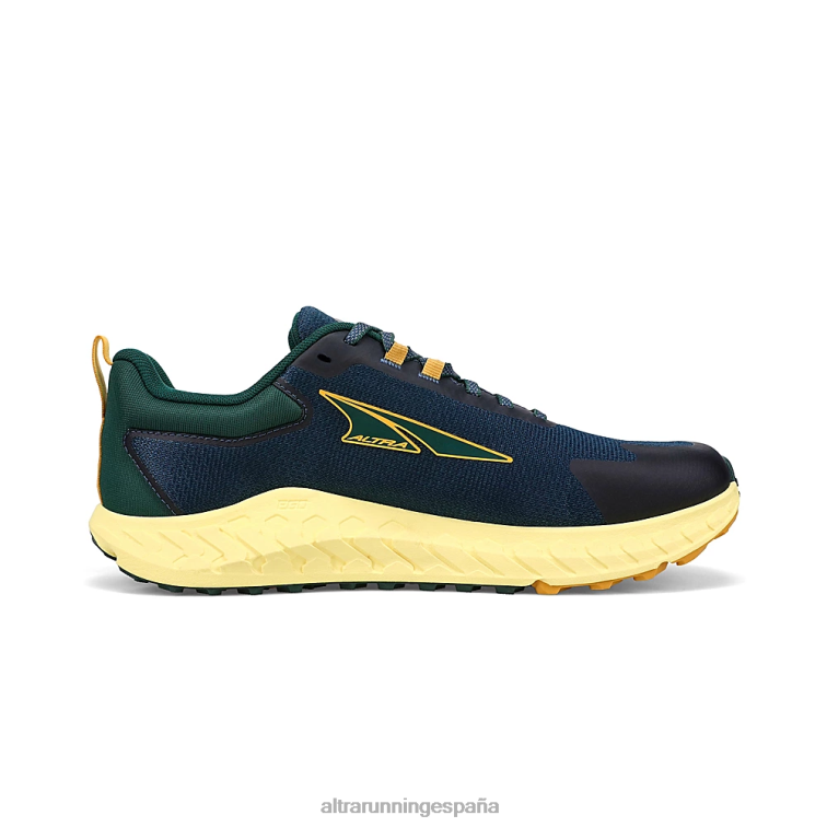 Altra carretera 2 P4ZZ187 zapatos de pista azul amarillo hombres