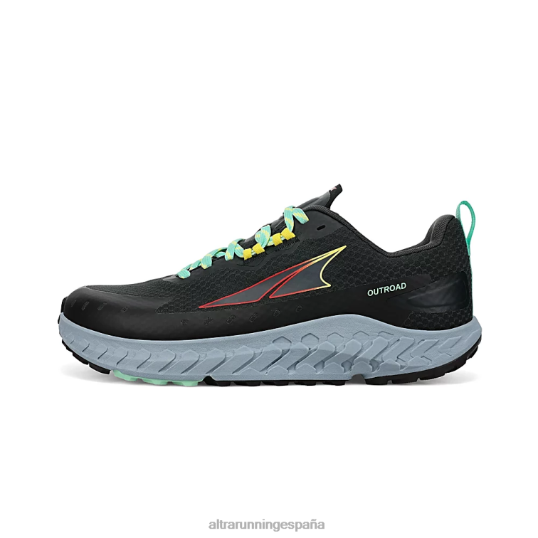 Altra fuera de la carretera P4ZZ231 zapatos de pista gris oscuro/azul hombres