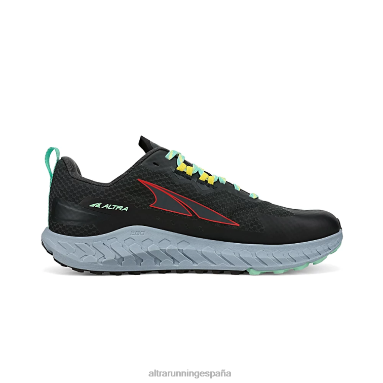 Altra fuera de la carretera P4ZZ231 zapatos de pista gris oscuro/azul hombres
