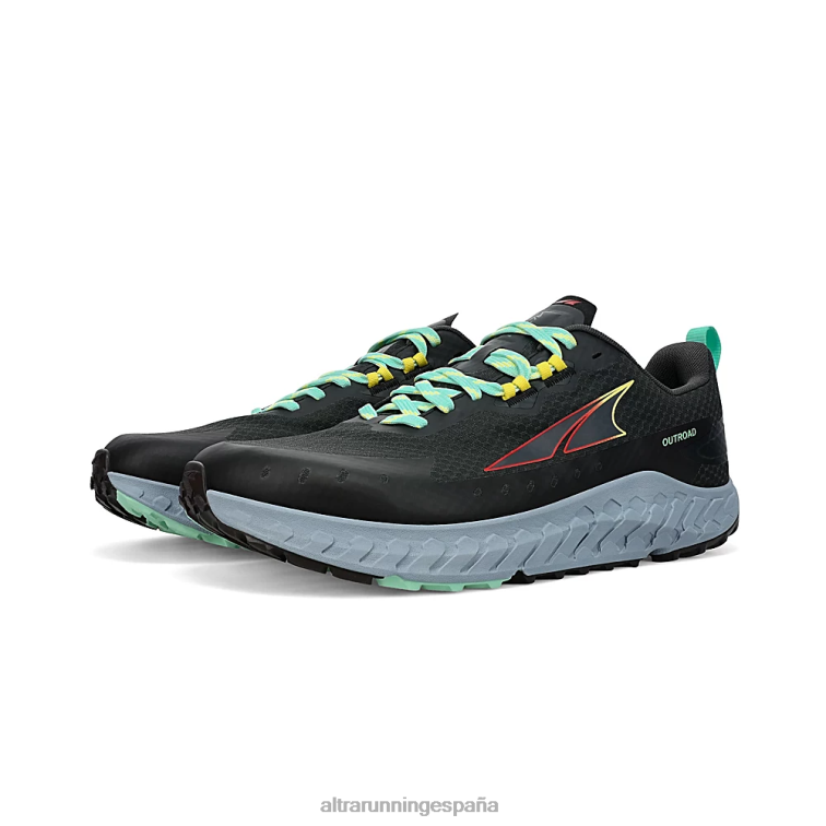Altra fuera de la carretera P4ZZ231 zapatos de pista gris oscuro/azul hombres