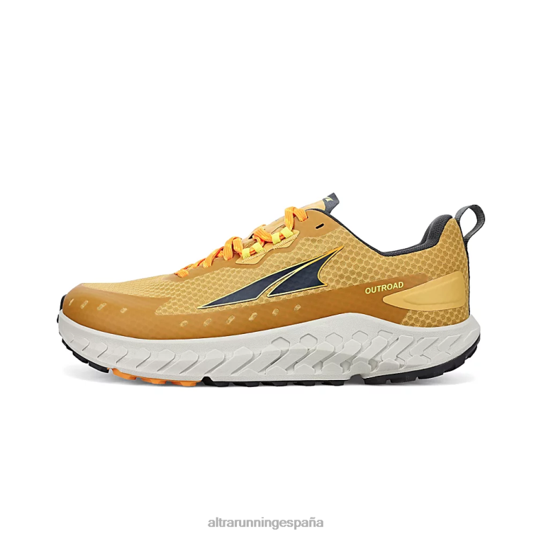 Altra fuera de la carretera P4ZZ232 zapatos de pista gris/amarillo hombres