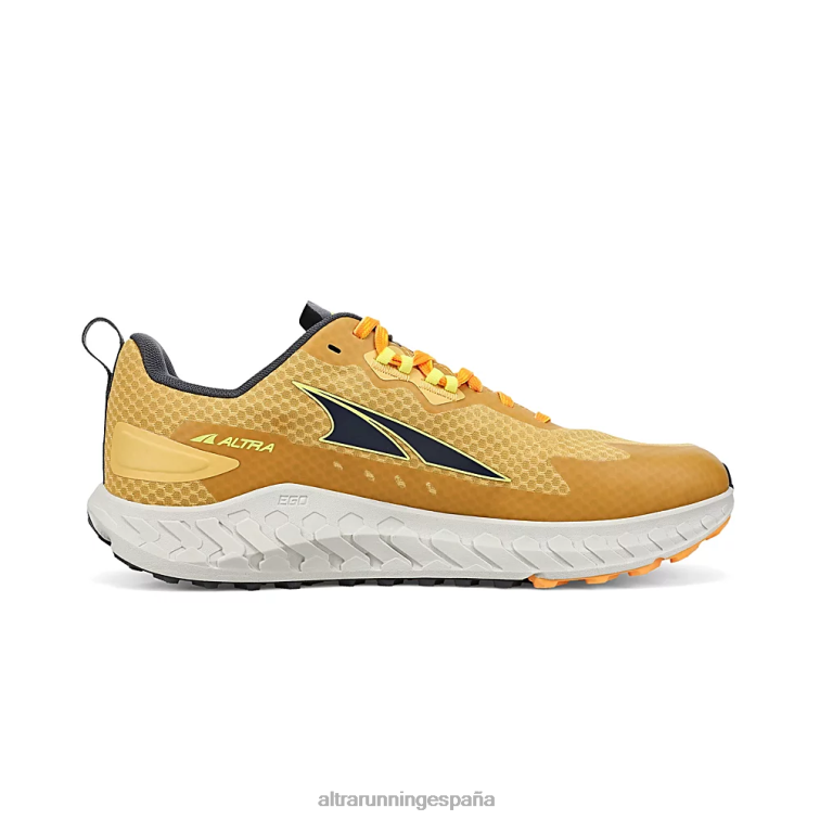 Altra fuera de la carretera P4ZZ232 zapatos de pista gris/amarillo hombres