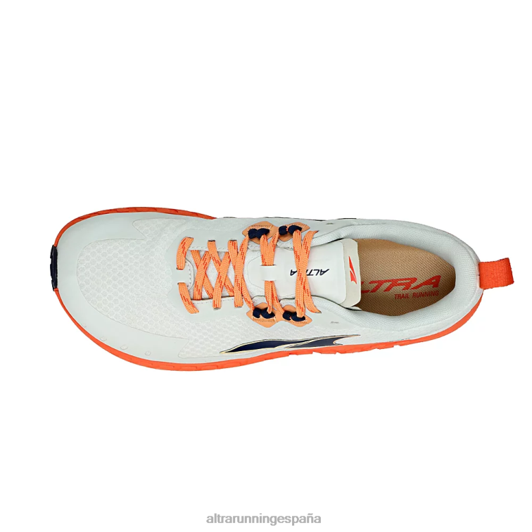 Altra fuera de la carretera P4ZZ233 zapatos de pista blanco/naranja hombres