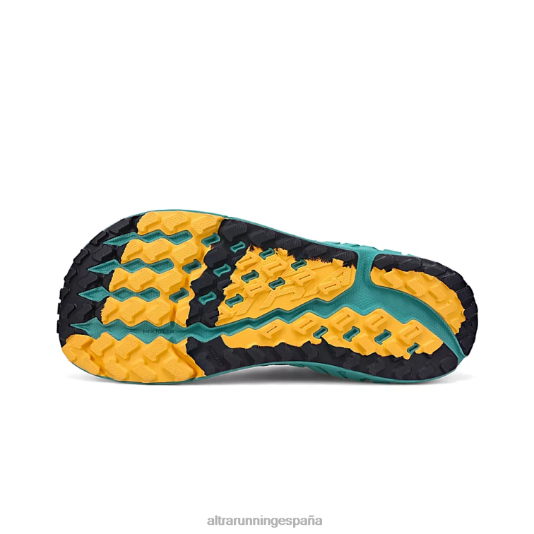 Altra fuera de la carretera P4ZZ234 zapatos de pista verde azulado profundo hombres