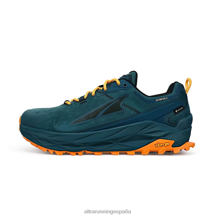 Altra olympus 5 caminata bajo gtx P4ZZ225 zapatos de pista verde azulado profundo hombres