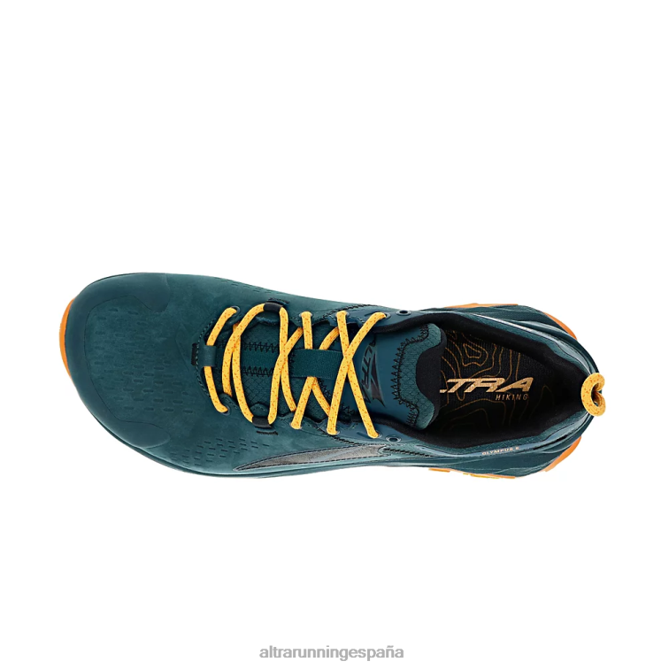 Altra olympus 5 caminata bajo gtx P4ZZ225 zapatos de pista verde azulado profundo hombres