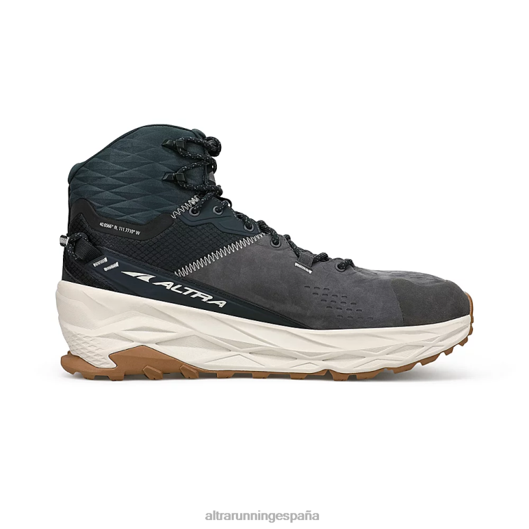 Altra olympus 5 caminata media gtx P4ZZ226 zapatos de pista negro/gris hombres