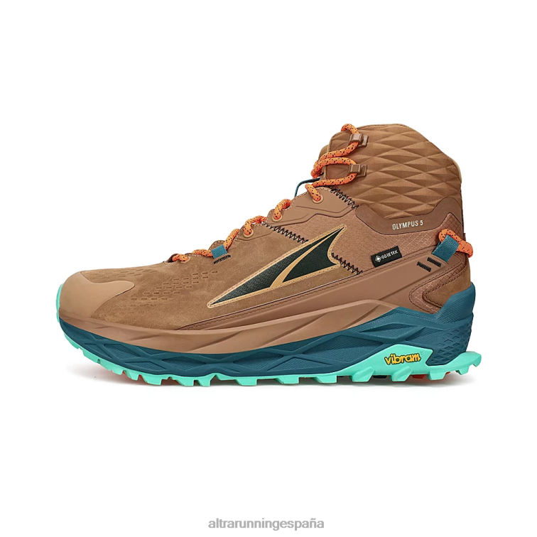 Altra olympus 5 caminata media gtx P4ZZ227 zapatos de pista marrón hombres