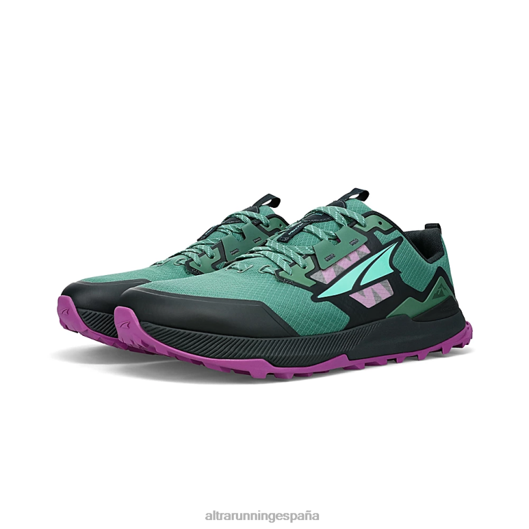 Altra pico solitario 7 P4ZZ193 zapatos de pista verde/verde azulado hombres