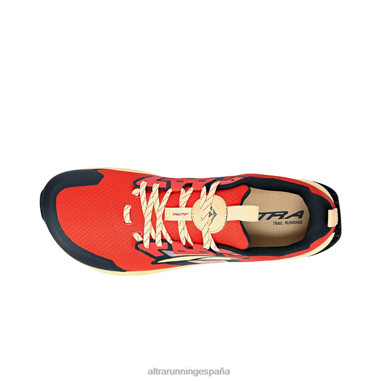Altra pico solitario 7 P4ZZ195 zapatos de pista naranja roja hombres