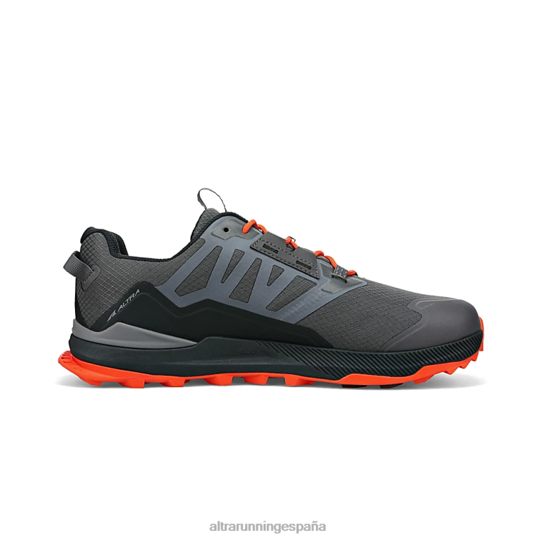Altra pico solitario all-wthr bajo 2 P4ZZ218 zapatos de pista gris/naranja hombres