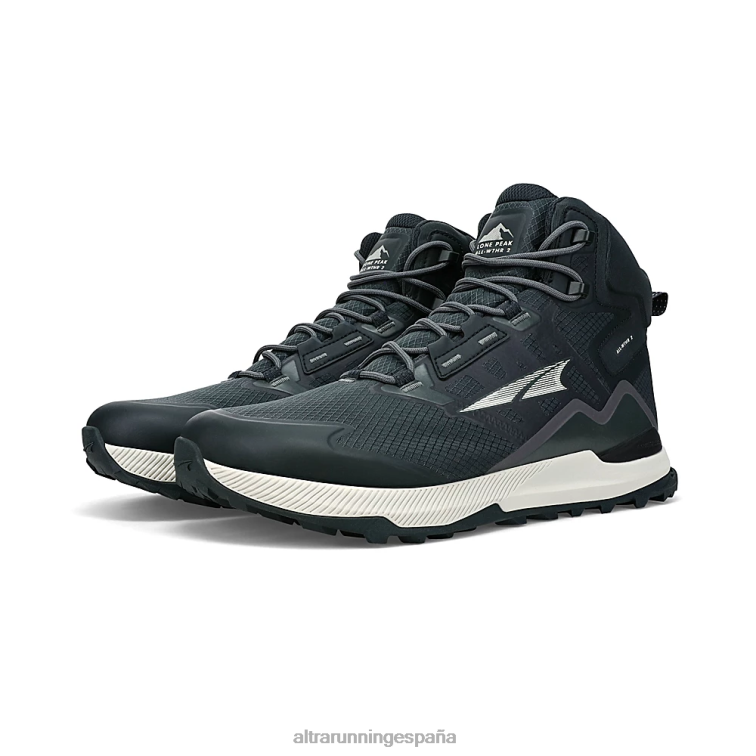 Altra pico solitario all-wthr mid 2 P4ZZ220 zapatos de pista negro hombres