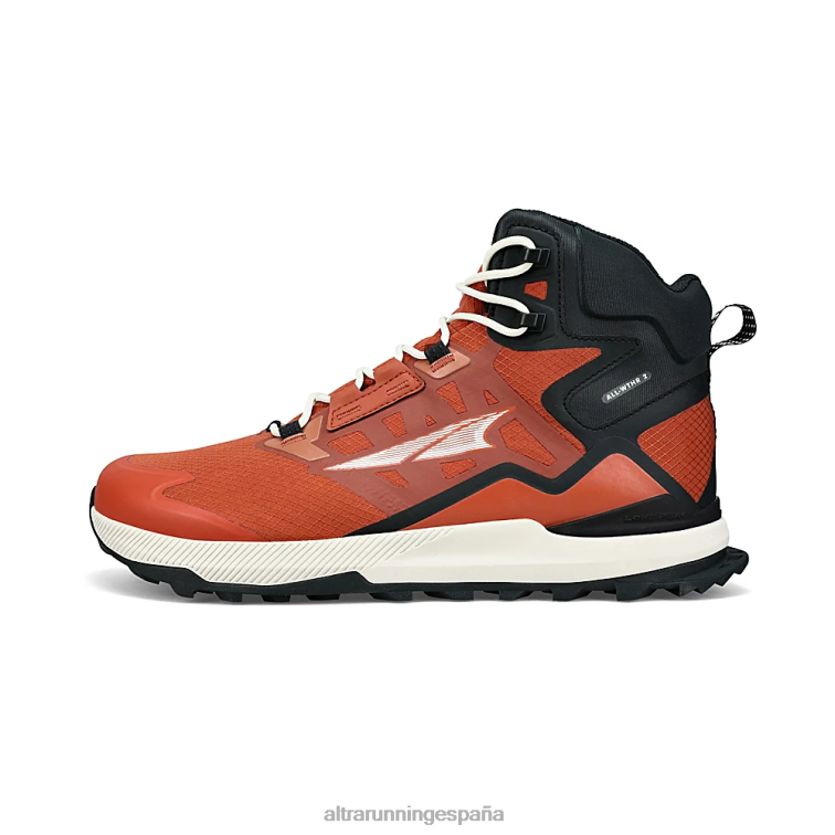 Altra pico solitario all-wthr mid 2 P4ZZ221 zapatos de pista arcilla oscura hombres