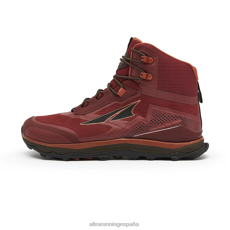 Altra pico solitario todo-wthr medio P4ZZ241 zapatos de pista granate hombres