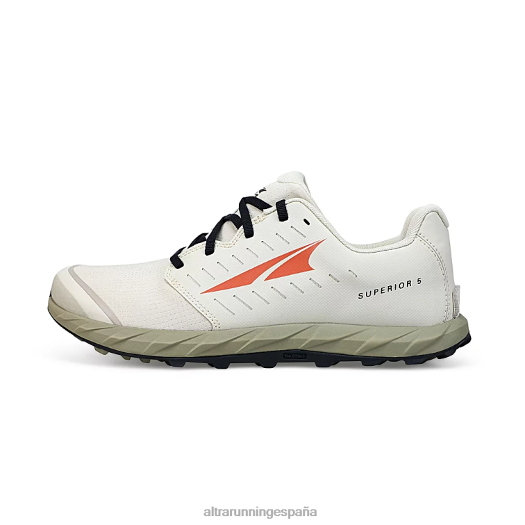 Altra superior 5 P4ZZ239 zapatos de pista gris claro/rojo hombres
