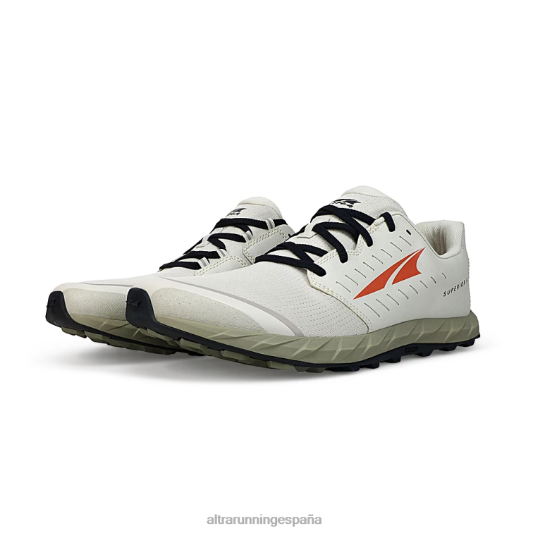 Altra superior 5 P4ZZ239 zapatos de pista gris claro/rojo hombres