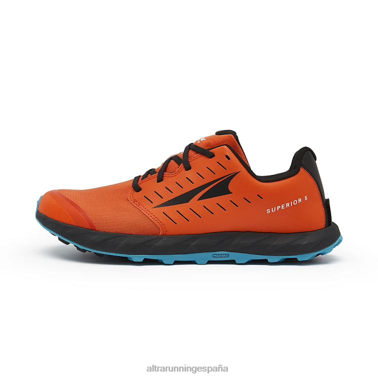 Altra superior 5 P4ZZ240 zapatos de pista naranja/negro hombres