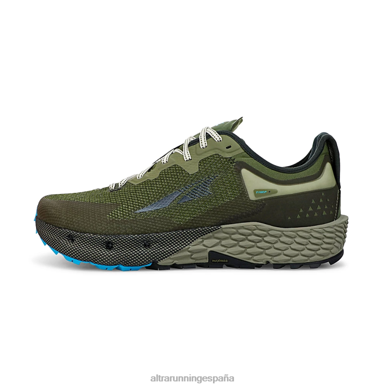 Altra timbal 4 P4ZZ204 zapatos de pista aceituna polvorienta hombres