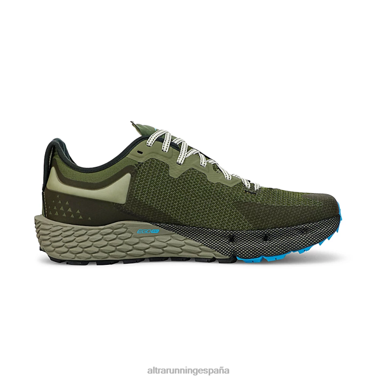 Altra timbal 4 P4ZZ204 zapatos de pista aceituna polvorienta hombres
