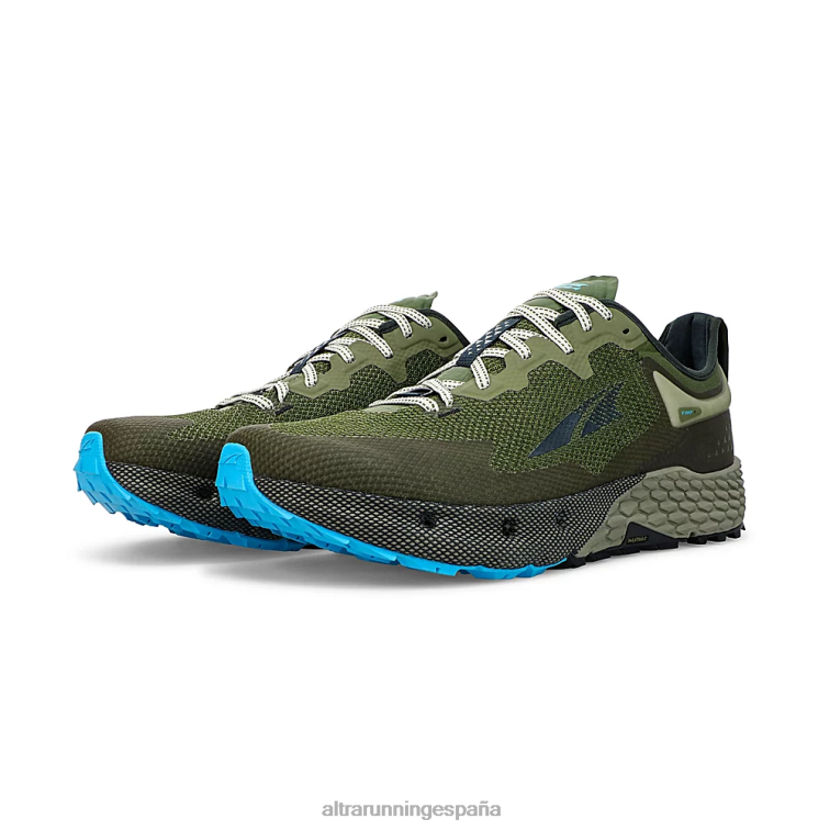 Altra timbal 4 P4ZZ204 zapatos de pista aceituna polvorienta hombres