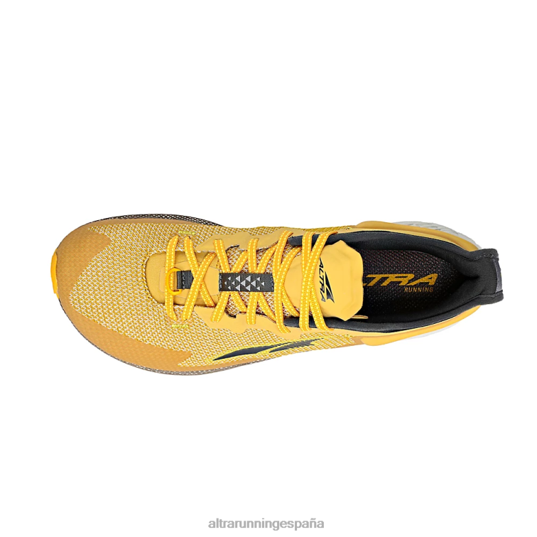Altra timbal 4 P4ZZ209 zapatos de pista gris/amarillo hombres