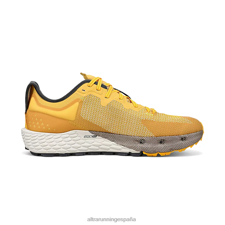 Altra timbal 4 P4ZZ209 zapatos de pista gris/amarillo hombres