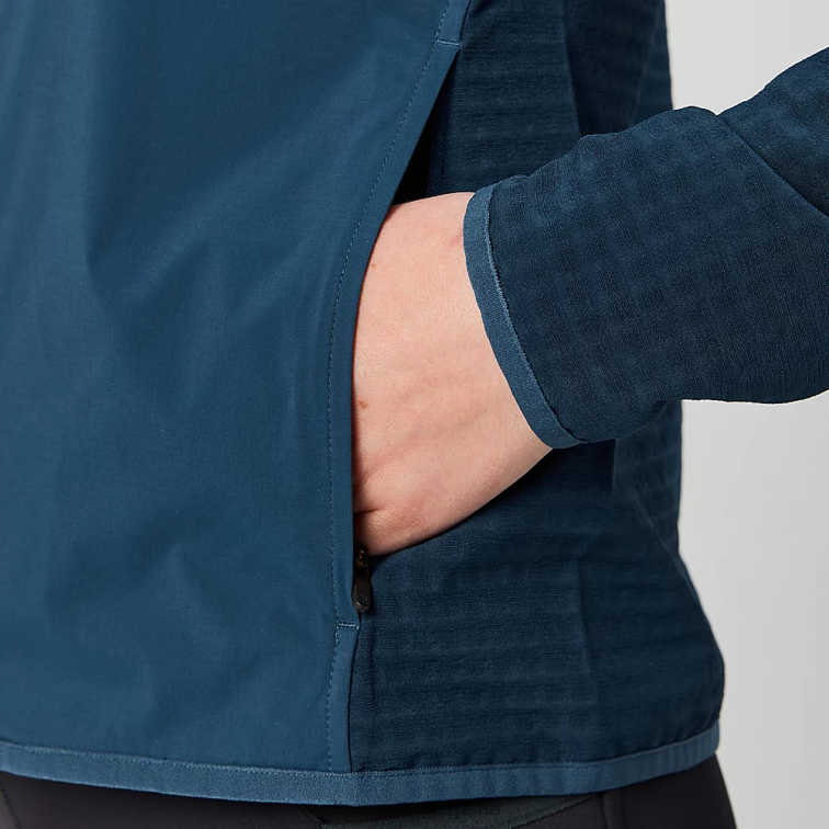 Altra chaqueta híbrida central P4ZZ171 chaquetas y chalecos Armada mujer
