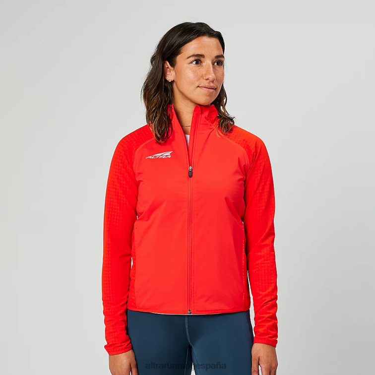 Altra chaqueta híbrida central P4ZZ172 chaquetas y chalecos rojo mujer