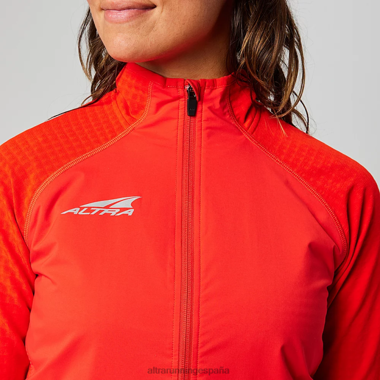 Altra chaqueta híbrida central P4ZZ172 chaquetas y chalecos rojo mujer