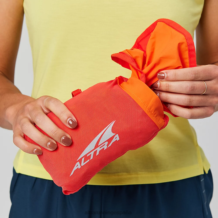Altra cortavientos trail P4ZZ168 chaquetas y chalecos naranja roja mujer