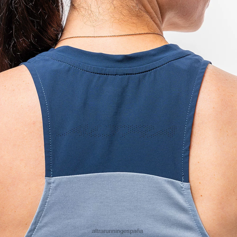 Altra Camiseta sin mangas que se desvanece P4ZZ116 tapas ashley azul brezo mujer