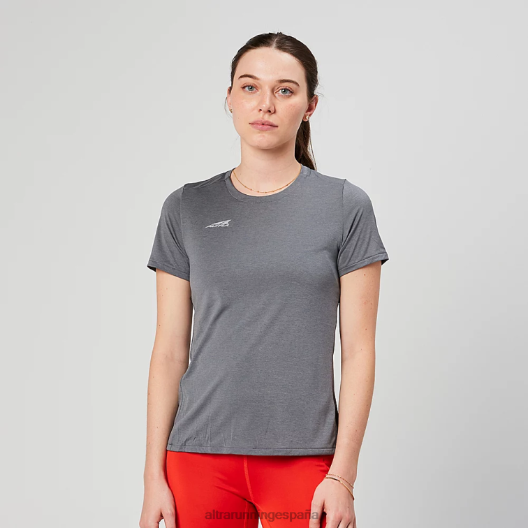 Altra camiseta básica de manga corta P4ZZ130 tapas brezo de peltre mujer