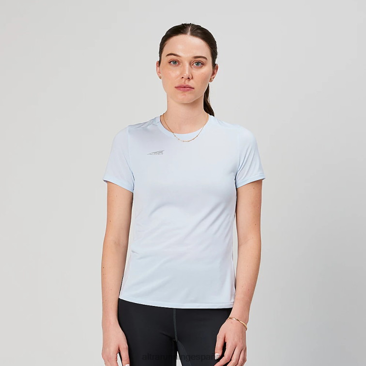 Altra camiseta básica de manga corta P4ZZ131 tapas ashley azul brezo mujer