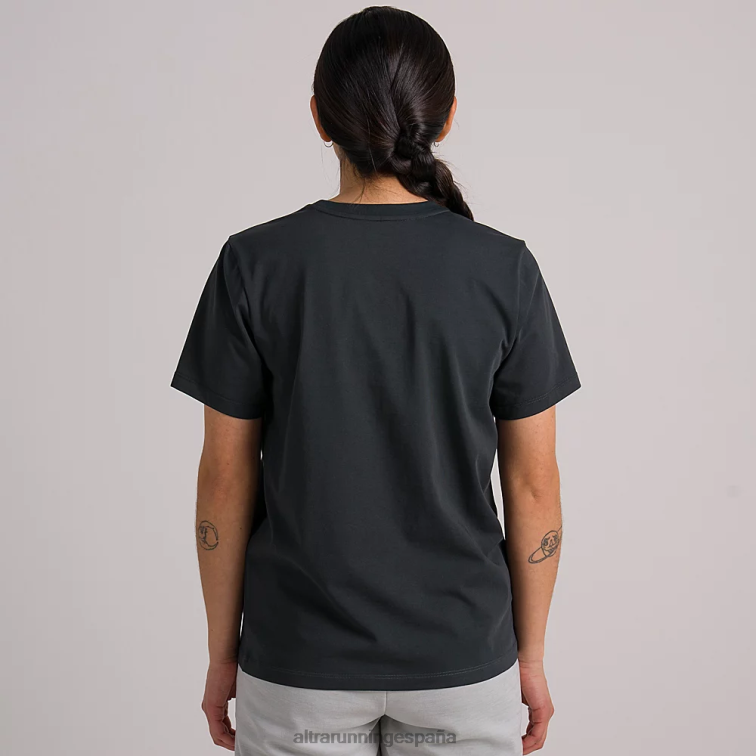 Altra camiseta reciclada todos los días P4ZZ133 tapas bosque río negro mujer