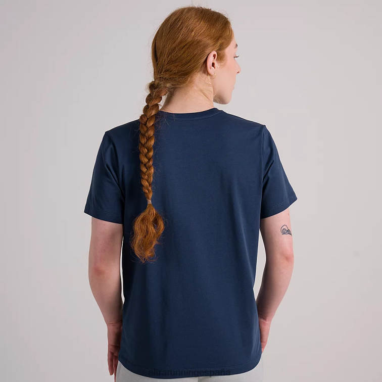 Altra camiseta reciclada todos los días P4ZZ134 tapas océano azul iluminado por la luna mujer