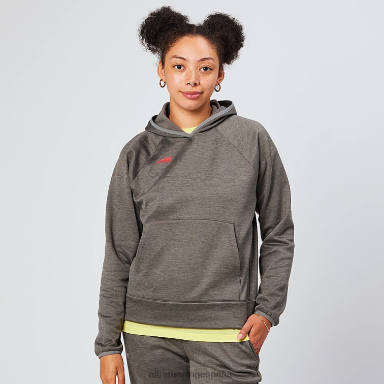 Altra correr sin sudadera con capucha de reglas P4ZZ139 tapas gris mujer