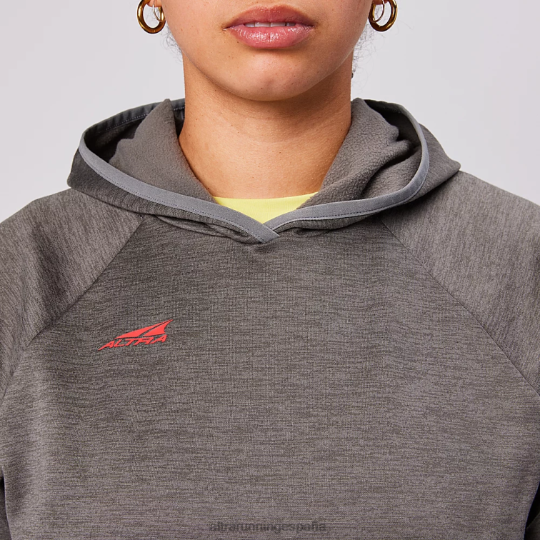 Altra correr sin sudadera con capucha de reglas P4ZZ139 tapas gris mujer