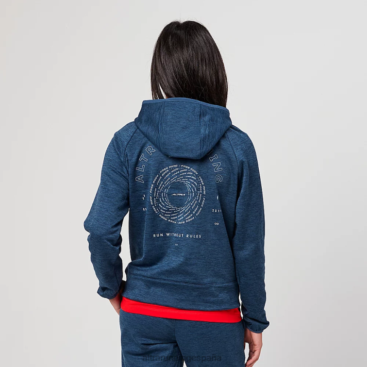 Altra correr sin sudadera con capucha de reglas P4ZZ140 tapas Armada mujer