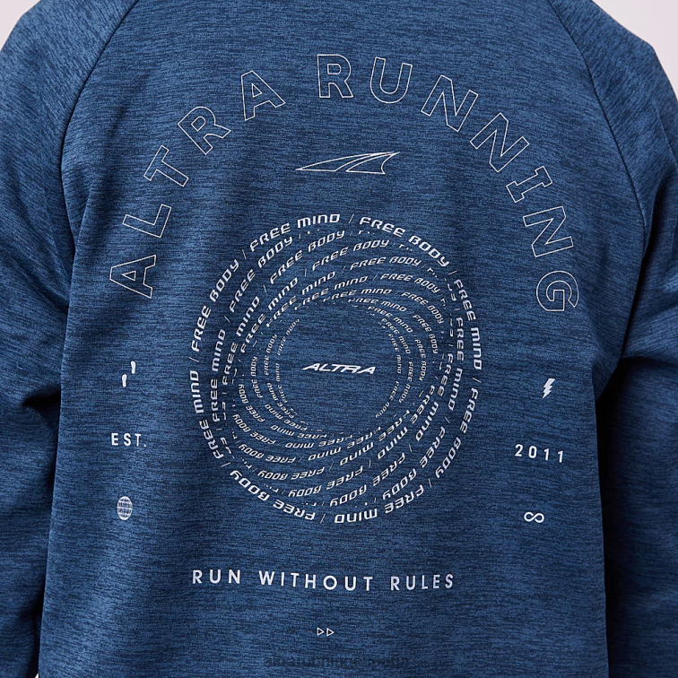 Altra correr sin sudadera con capucha de reglas P4ZZ140 tapas Armada mujer