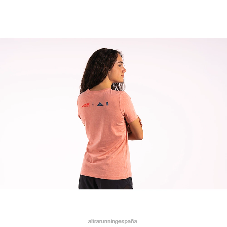 Altra herencia manga corta P4ZZ146 tapas coral mujer