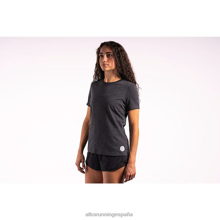 Altra herencia manga corta P4ZZ147 tapas negro mujer