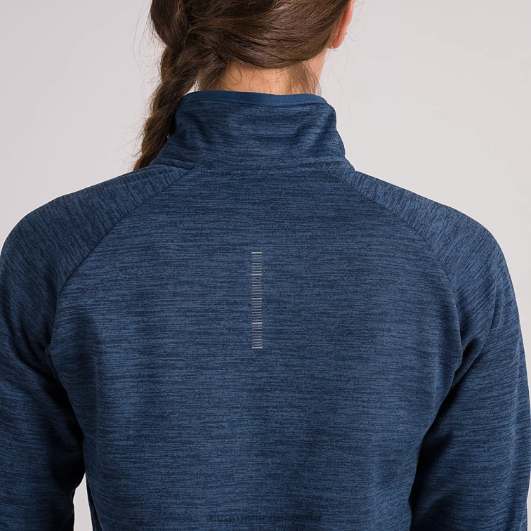 Altra jersey con media cremallera P4ZZ143 tapas brezo del océano iluminado por la luna mujer