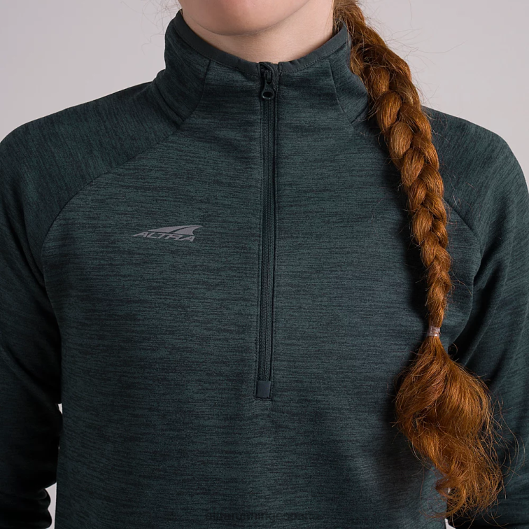 Altra jersey con media cremallera P4ZZ144 tapas bosque río brezo mujer