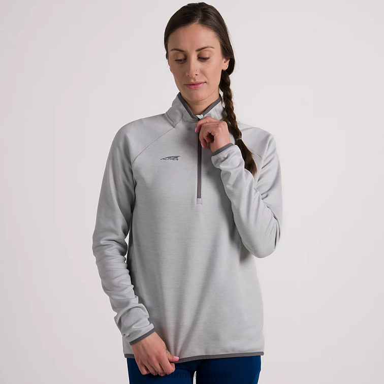 Altra jersey con media cremallera P4ZZ145 tapas brezo de gotitas del norte mujer