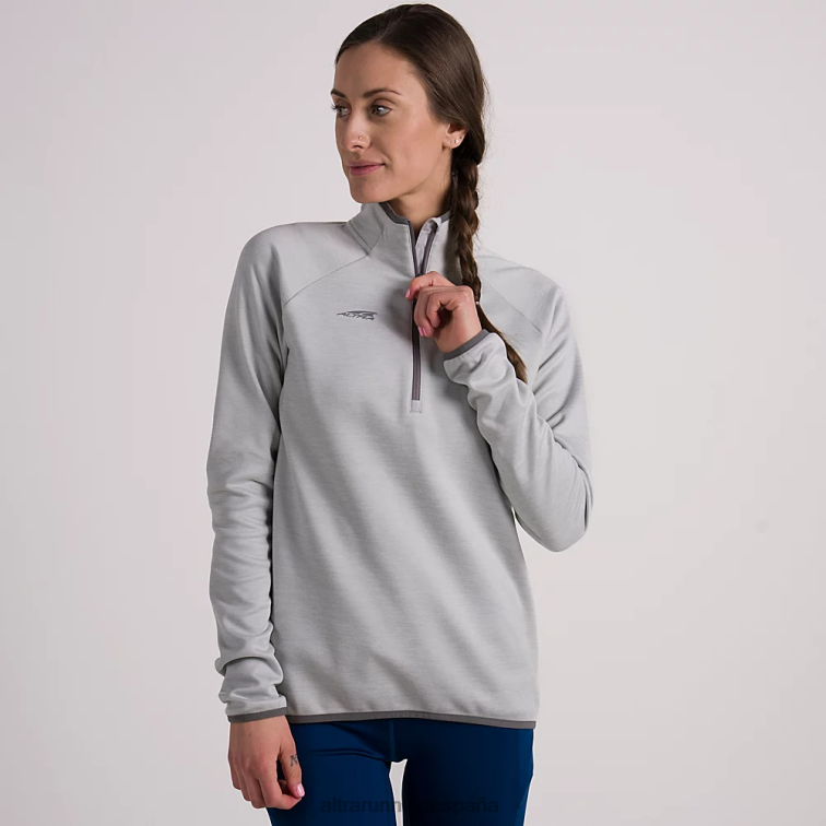 Altra jersey con media cremallera P4ZZ145 tapas brezo de gotitas del norte mujer