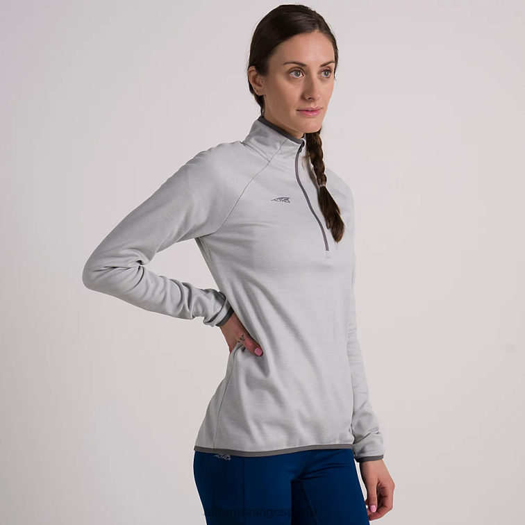 Altra jersey con media cremallera P4ZZ145 tapas brezo de gotitas del norte mujer