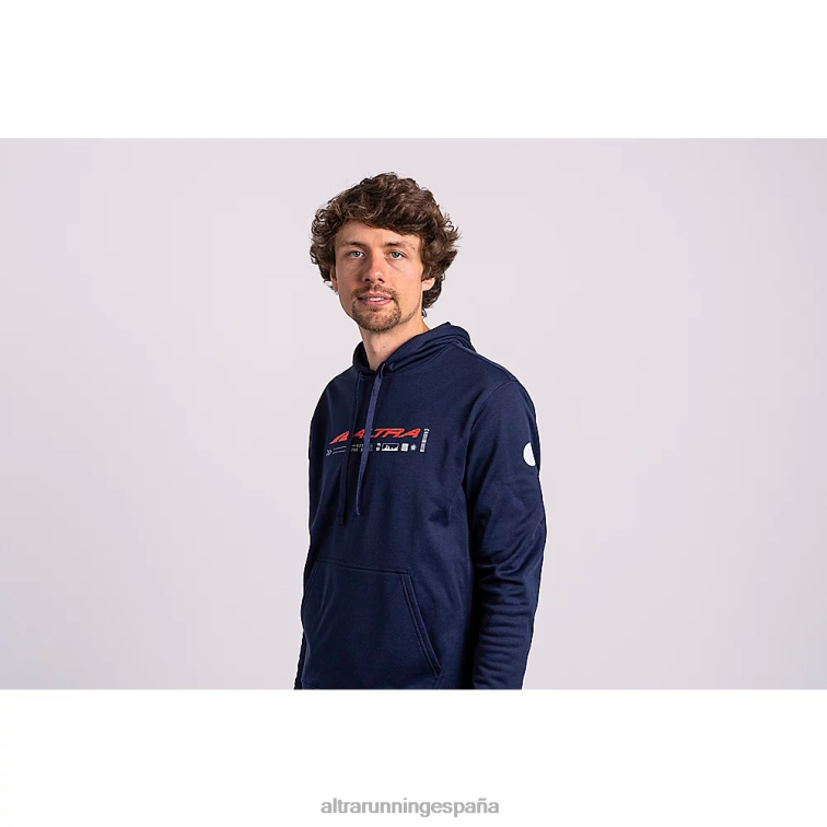 Altra sudadera con capucha clásica P4ZZ152 tapas Armada mujer