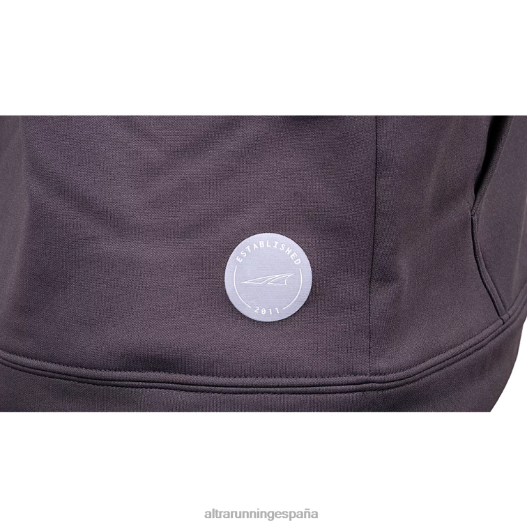 Altra sudadera con capucha herencia P4ZZ153 tapas gris oscuro mujer